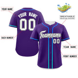Custom Classic Style Personalized Gradient Ribbed Design Baseball Jersey Short Sleeve Active Game T Shirts 