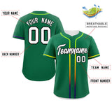 Custom Classic Style Baseball Jersey Personalized Gradient Ribbed Blank Plain Design Style SportwearFor Fans Gift