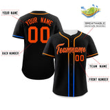 Custom Classic Style Baseball Jersey Personalized Gradient Ribbed Design Button Down Unisex Hip Hop Shirts