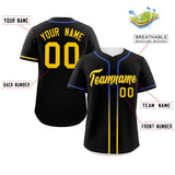 Custom Classic Style Baseball Jersey Personalized Gradient Ribbed Design Button Down Unisex Hip Hop Shirts