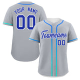 Custom Classic Style Baseball Jersey Personalized Gradient Ribbed Design Hiphop Jersey for Party For Fans