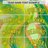 Custom Multi Color Split Fashion Fluid Pattern Authentic Baseball Jersey