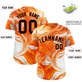 Custom Multi Color Split Fashion Fluid Pattern Authentic Baseball Jersey