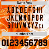 Custom Black Split Fashion Fluid Pattern Authentic Baseball Jersey