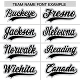 Custom White Silver Personalized Color Block Authentic Baseball Jersey