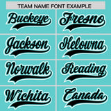 Custom Bright Green Black Personalized Color Block Authentic Baseball Jersey