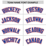 Custom White Red Personalized Color Block Authentic Baseball Jersey