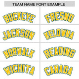 Custom White Kelly Green Personalized Color Block Authentic Baseball Jersey