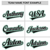 Custom White Kelly Green Personalized Color Block Authentic Baseball Jersey