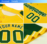 Custom White Red Personalized Color Block Authentic Baseball Jersey