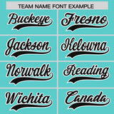 Custom Bright Green White Lapel Gradient Fashion Authentic Baseball Jersey