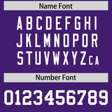 Custom Purple Aqua Lapel Gradient Fashion Authentic Baseball Jersey