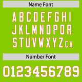 Custom Neon Green Orange Lapel Gradient Fashion Authentic Baseball Jersey