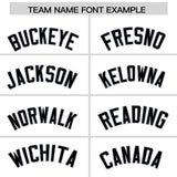 Custom White Black Lapel Gradient Fashion Authentic Baseball Jersey