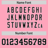 Custom Light Pink White Lapel Gradient Fashion Authentic Baseball Jersey