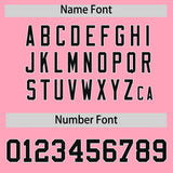 Custom Light Pink White Lapel Gradient Fashion Authentic Baseball Jersey