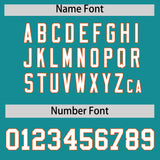 Custom Aqua Orange Lapel Gradient Fashion Authentic Baseball Jersey