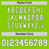 Custom Neon Green Navy Lapel Gradient Fashion Authentic Baseball Jersey