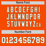 Custom Orange Kelly Green Lapel Gradient Fashion Authentic Baseball Jersey