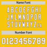 Custom Gold Purple Lapel Gradient Fashion Authentic Baseball Jersey