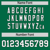 Custom Kelly Green Black Lapel Gradient Fashion Authentic Baseball Jersey