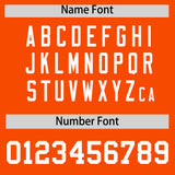 Custom Orange Gold Lapel Gradient Fashion Authentic Baseball Jersey