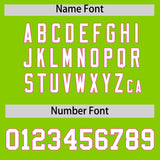 Custom Neon Green Pink Lapel Gradient Fashion Authentic Baseball Jersey