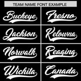 Custom Black White Lapel Gradient Fashion Authentic Baseball Jersey