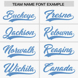 Custom White Navy Lapel Gradient Fashion Authentic Baseball Jersey