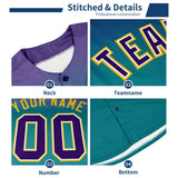 Custom Old Gold Black Lapel Gradient Fashion Authentic Baseball Jersey