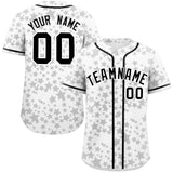 Custom Logo Personalized Star Graffiti Pattern Authentic Baseball Jersey