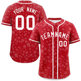 Custom Logo Personalized Star Graffiti Pattern Authentic Baseball Jersey