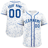 Custom Logo Personalized Star Graffiti Pattern Authentic Baseball Jersey