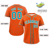 Custom Name Personalized Star Graffiti Pattern Authentic Baseball Jersey