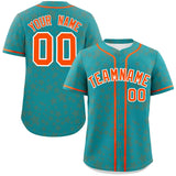 Custom Name Personalized Star Graffiti Pattern Authentic Baseball Jersey