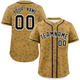 Custom Name Personalized Star Graffiti Pattern Authentic Baseball Jersey