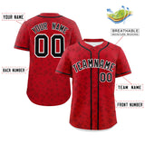 Custom Name Personalized Star Graffiti Pattern Authentic Baseball Jersey