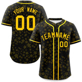 Custom Personalized Star Graffiti Pattern Authentic Baseball Jersey for Adults