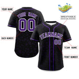 Custom Personalized Star Graffiti Pattern Authentic Baseball Jersey for Adults