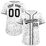 Custom Personalized Logo Star Graffiti Pattern Authentic Baseball Jersey