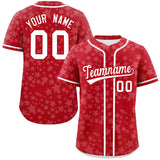 Custom Personalized Logo Star Graffiti Pattern Authentic Baseball Jersey