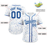 Custom Personalized Logo Star Graffiti Pattern Authentic Baseball Jersey