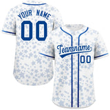 Custom Personalized Logo Star Graffiti Pattern Authentic Baseball Jersey