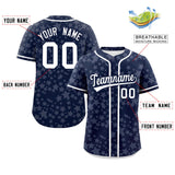 Custom Personalized Logo Star Graffiti Pattern Authentic Baseball Jersey