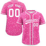 Custom Personalized Logo Star Graffiti Pattern Authentic Baseball Jersey