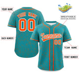 Custom Personalized Name Star Graffiti Pattern Authentic Baseball Jersey