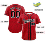 Custom Personalized Name Star Graffiti Pattern Authentic Baseball Jersey
