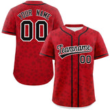 Custom Personalized Name Star Graffiti Pattern Authentic Baseball Jersey