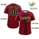 Custom Personalized Name Star Graffiti Pattern Authentic Baseball Jersey