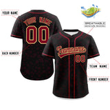 Custom Personalized Star Graffiti Pattern Authentic Baseball Jersey Big Size